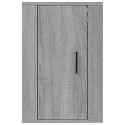 Acheter vidaXL Meuble TV mural Sonoma gris 40x34,5x60 cm