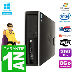 PC HP Compaq 8100 SFF G6950 RAM 8Go Disque 250Go Graveur DVD Wifi W7 - Occasion