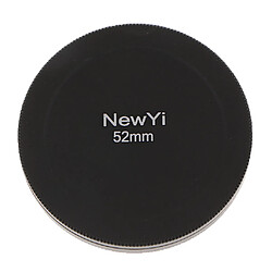 52mm objectif de caméra filtre capuchon de rangement cas housse de protection en métal couvercle noir