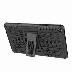 Acheter Coque en TPU modèle de pneu hybride avec béquille noir pour votre Huawei MediaPad T3 8.0