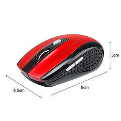 Acheter Souris de jeu sans fil noire DPI réglable 2,4 G 6 boutons Souris optique