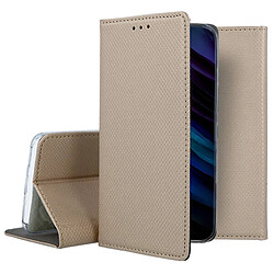 Htdmobiles Housse pour Samsung Galaxy S24 Plus 5G - etui coque pochette portefeuille + film ecran - OR MAGNET