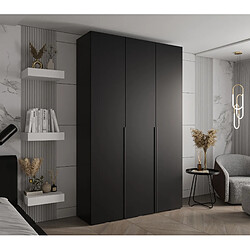 Abiks Meble Armoire Inova 1 À Portes Battantes 236,7/150/47 3 Portes (nero/nero)