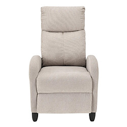 Fauteuil Relaxant Bregenz Inclinable et Repose-Pieds Textile Marron [en.casa] pas cher