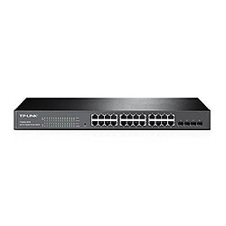 TP-Link T1600G-28TS(TL-SG2424) Smart Switch Jet Stream Administrable 24 Ports Gigabit (4 Emplacements Combinés SFP, Rackable)