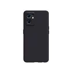 PHONECARE Coque Silicone Liquide pour Oppo Reno7 SE 5G - Noir