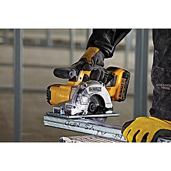 Dewalt DCS 373 NT Scie circulaire sans fil métal 18V Li-Ion + Coffret de transport TSTAK + Lame de scie 140mm - sans Batterie, sans Chargeur