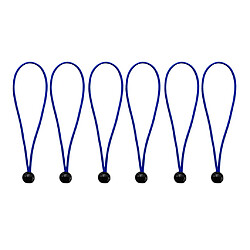 6 Pièces 15cm Heavy Duty Bungee Cordon Attachez Cordon Canopy Straps Bleu