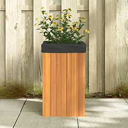 Avis Maison Chic Jardinière,Bac à fleurs - pot de fleur 35x35x60 cm bois massif d'acacia -GKD99870