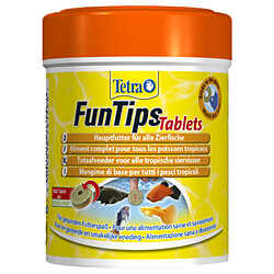 Aliment Complet FunTips Tablets de 165 Tablettes pour Poissons Tropicaux - Tetra