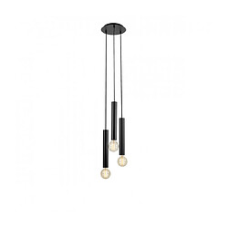 Markslojd Suspension Sencillo Métal Noir 3 ampoules 35,5cm