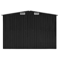 Avis vidaXL Abri de jardin Anthracite 257x779x181 cm Acier galvanisé