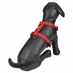 Paris Prix Harnais pour Chien Essentiel 70cm Rouge