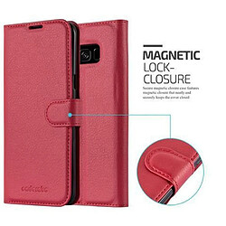 Avis Cadorabo Coque Samsung Galaxy S8 Etui en Rouge