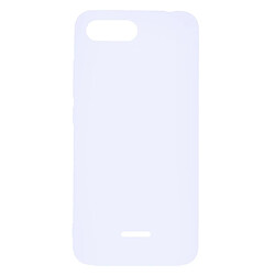 Wewoo Coque Souple Pour Xiaomi Redmi en TPU de couleur Candy 6A Blanc