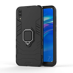 Wewoo Coque Housse de protection antichoc PC + TPU pour HuEnjoy 9, avec support d'anneau magnétique (Noir)