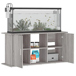 Avis vidaXL Support pour aquarium sonoma gris 121x41x58cm bois d'ingénierie