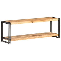 vidaXL Meuble TV 120x30x40 cm Bois d'acacia massif