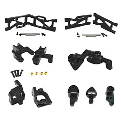 6 Pièces 1/14 échelle RC Voiture Pièces De Rechange Ensemble Pour 1/14 Wltoys 144001 Noir