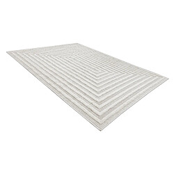 Avis RUGSX Tapis SANTO SIZAL 0999 géométrique blanc 160x220 cm