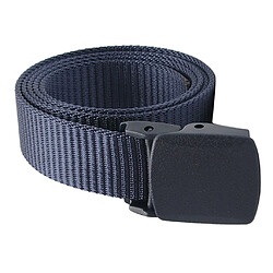 Ceinture En Nylon Pour Hommes Respirant Pour L'extérieur, Boucle Coulissante, Bleu Foncé pas cher