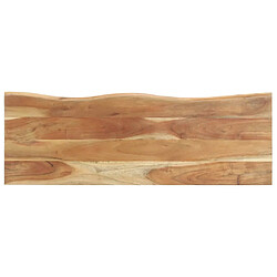 Acheter vidaXL Patère à bord naturel 100x35x22 cm Bois d'acacia massif