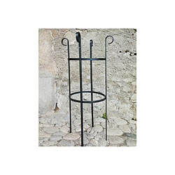 L'Héritier Du Temps Extension pour Obélisque Rêves de Jardins Jardinière Porte Rosier Buis Topiaire en Fer Forgé 40x40x100cm