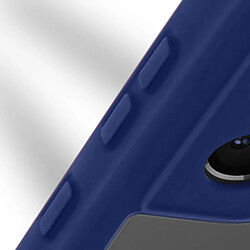 Avis Avizar Coque pour iPhone 14 Plus Antichoc Dos Plexiglas et Avant Polymère Contour bleu