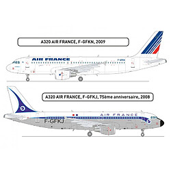 Heller Maquette avion : Airbus A320 Air France