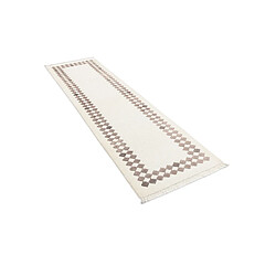 Vidal Tapis de couloir en laine 302x79 beige Darya