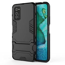 Wewoo Coque Pour Huawei Honor V30 Antichoc PC + TPU Housse de protection avec support invisible Noir