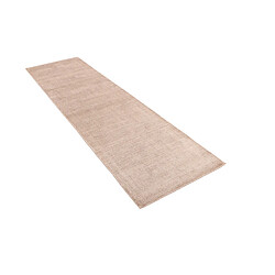 Vidal Tapis de couloir en laine 300x79 brun Darya