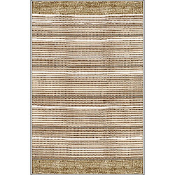 Mani Textile Tapis BAHAR Beige/Blanc