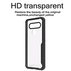 Acheter Wewoo Coque Housse de protection antichoc transparente pour PC + TPU pour LG V40 ThinQ (noire)