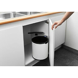 Brabantia 428081 Poubelle Built-In Bin 15 L Blanc