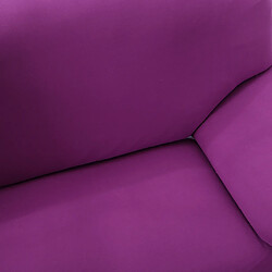 Spandex Salon Extensible Canapé Canapé Siège Couverture Slipcover Cas Décor Violet pas cher