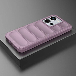 Htdmobiles Coque pour Vivo Y22 / Y22s / Y35 - housse etui silicone gel fine + verre trempe - MAUVE