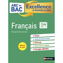 Français 1re : enseignement commun : réforme du lycée - Occasion