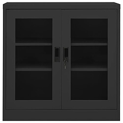 vidaXL Armoire de bureau Anthracite 90x40x90 cm Acier