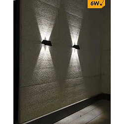 Tradex SOLAIRE MURALE BI-EMISSION LED IP65 3000K 6500K NOIR YH0616