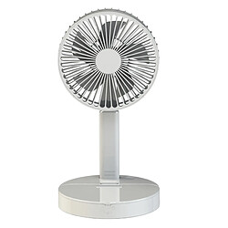 Mini Ventilateur De Bureau Portatif USB De Table Ventilateur Personnel De Refroidissement Par Air Blanc