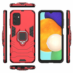 Htdmobiles Coque pour Samsung Galaxy A13 4G / 5G / A04s - housse etui rigide anti choc + film ecran - ROUGE