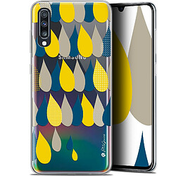 Caseink Coque Pour Samsung Galaxy A70 (6.7 ) [Gel HD Collection Petits Grains ? Design 3 Gouttes de Pluie - Souple - Ultra Fin - Imprimé en France]