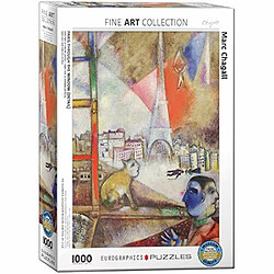 Eurographics Marc chagall Paris A travers la fenAtre Puzzle (1000 piAces) (6000-0853)