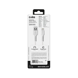 Avis Sbs Câble USB Données/Recharge Usb - Lightning Apple Blanc