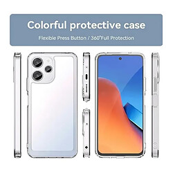 Htdmobiles Coque pour Xiaomi Redmi 12 4G et 5G / Poco M6 Pro 5G - housse etui silicone gel fine + film ecran - TRANSPARENT TPU