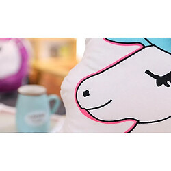 Universal 50cm dessin animé animal peluche oreiller peluche douce enfant chambre décoration peluche oreiller (bleu)