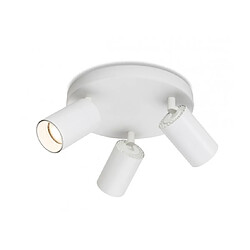 Luminaire Center Plafonnier Spot Max 3 ampoules blanc