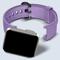 Avizar Bracelet Sport Xiaomi Redmi Watch et Mi Watch Lite Silicone Soft-touch violet