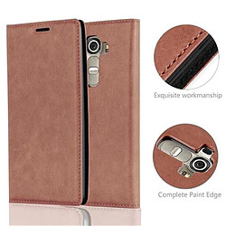 Cadorabo Coque LG G4 / G4 PLUS Etui en Brun